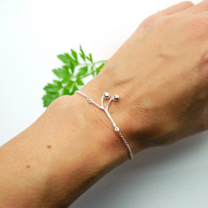 Solanum sterling silver ajustable bracelet Home 65,00 €