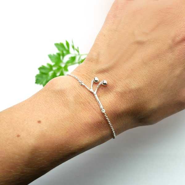 Solanum sterling silver ajustable bracelet Home 65,00 €