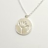Collier végétal pour femme en argent 925/1000 Desiree Schmidt Paris Herbier