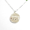 Pendentif sur chaine en argent 925/1000 sans nickel Desiree Schmidt Paris Herbier made in France
