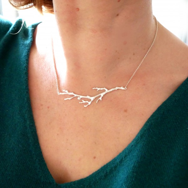 Branch sterling silver adjustable necklace Desiree Schmidt Paris Eda 87,00 €