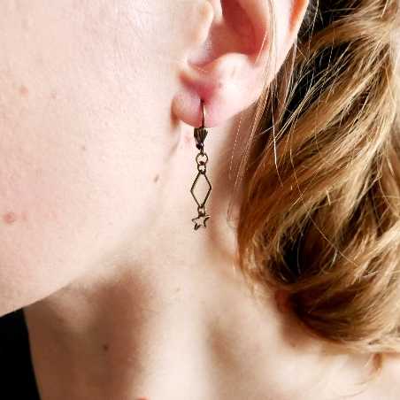 Boucles d'oreilles pendantes en bronze vieilli Boucles d'oreilles 15,00 €