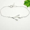 Bracelet 3 fleurs en argent 925/1000  Herbier 65,00 €