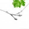 Halskette 3 Blumen in 925/1000 Silber verstellbarem Halsband Desiree Schmidt Paris Herbier 65,00&nbsp;€