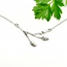 Halskette 3 Blumen in 925/1000 Silber verstellbarem Halsband Desiree Schmidt Paris Herbier 65,00&nbsp;€