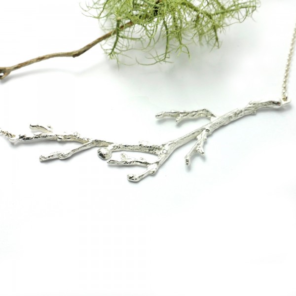 Zweig verstellbare Halskette aus Sterling Silber Desiree Schmidt Paris Eda 87,00 €