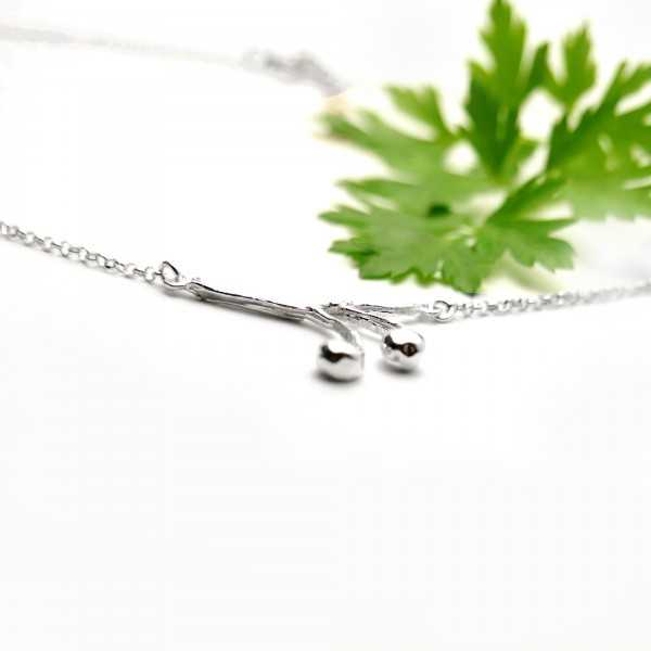 Solanum sterling silver ajustable necklace Desiree Schmidt Paris Home 65,00 €
