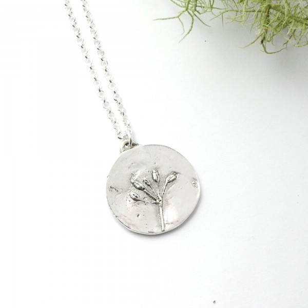Sterling silver wildflowers pendant on chain Desiree Schmidt Paris Herbier 57,00 €