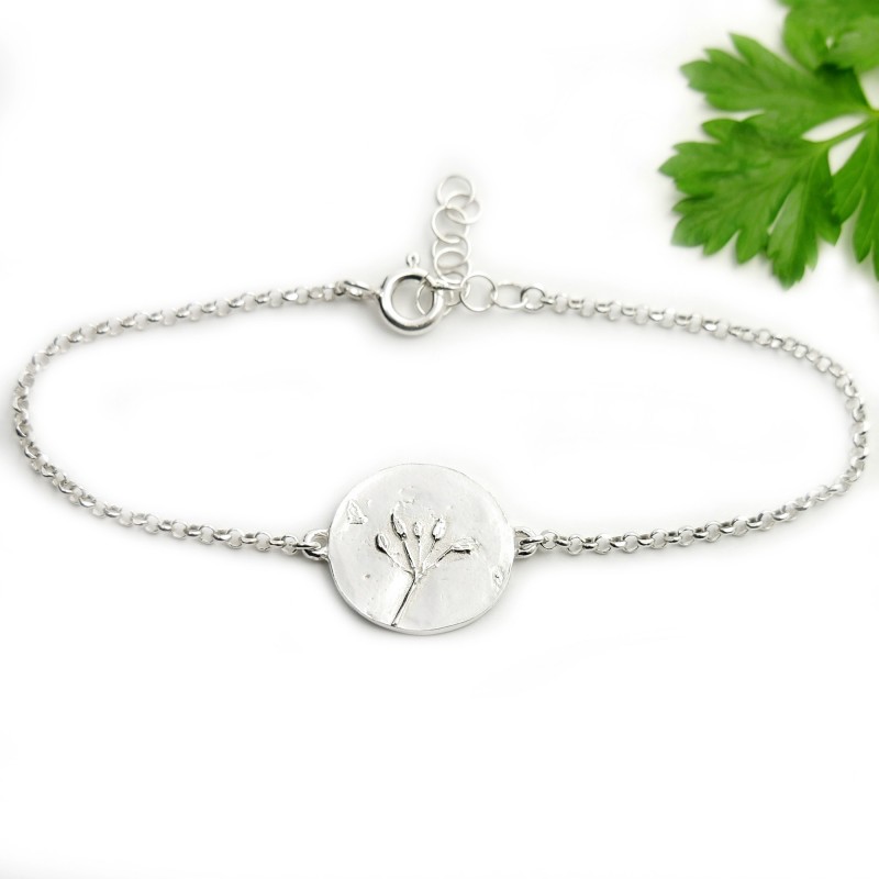 Sterling silver wildflowers bracelet Herbier 57,00 € Sterling silver wildflowers bracelet Herbier 57,00 €