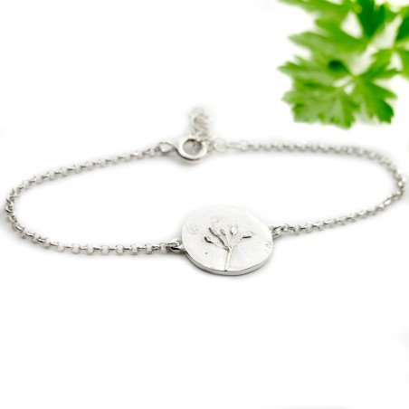 Sterling silver wildflowers bracelet Herbier 57,00 €