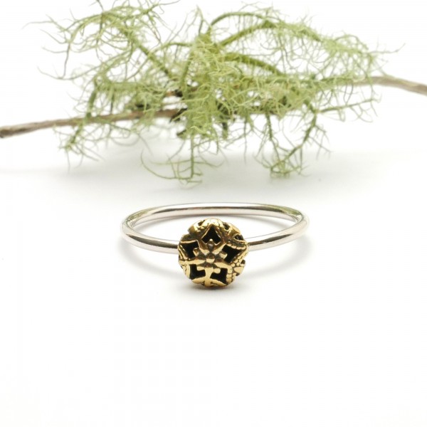 Little sterling silver and bronze ring Home 27,00 €