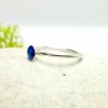 Little sterling silver ring with translucent blue resin  NIJI 25,00 €