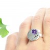 Purple Cherry Blossom adjustable sterling silver ring Cherry Blossom 79,00&nbsp;€