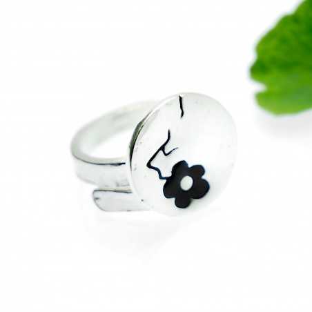 Black Cherry Blossom adjustable sterling silver ring Cherry Blossom 77,00 €