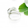Scwarze Kirschblumen Sterling Silber verstellbarer Ring Kirschblumen 77,00&nbsp;€