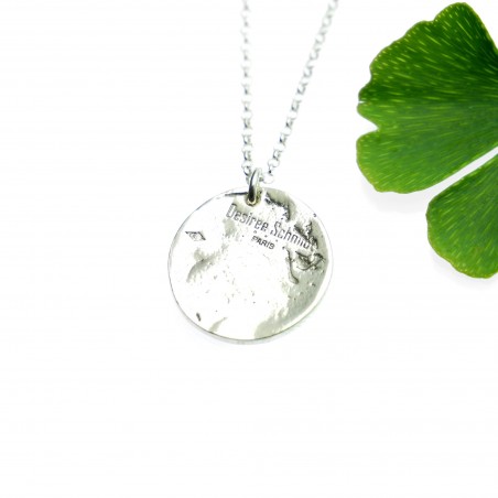 Fine Sakura flower necklace in sterling silver 925 made in France Desiree Schmidt Paris Cherry Blossom 57,00 €