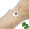 Schwarzer Kirschblumen Armband. Sterling Silber.  Kirschblumen 57,00 €