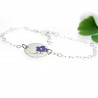 Violet Cherry Blossom sterling silver bracelet  Cherry Blossom 57,00 €