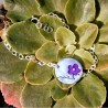 Sterling Silber Violetter Kirschblumen Armband  Kirschblumen 57,00 €