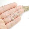 Prunus flower adjustable Sterling silver necklace  Prunus 77,00 €