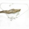 Minimalist sakura pendant in 925 silver made in France  Prunus 77,00 €