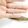 Fine Sakura flower necklace in sterling silver 925 made in France Desiree Schmidt Paris Prunus 35,00&nbsp;€