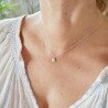 Minimalist sakura pendant in 925 silver made in France Desiree Schmidt Paris Prunus 35,00&nbsp;€