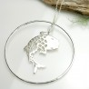 Grosse Koi-Karpfen Kette aus 925 Silber Koi 127,00&nbsp;€