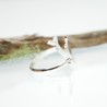 Bague carpe Koï en argent massif 925/1000 artisanat français