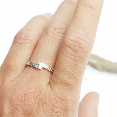 Minimalist sterling silver ring Home 27,00 €