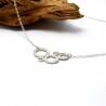 Awa bubble small adjustable Sterling silver necklace Desiree Schmidt Paris AWA 57,00 €