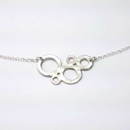 Awa bubble small adjustable Sterling silver necklace Desiree Schmidt Paris AWA 57,00 €