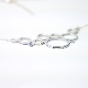 Grand collier fabriqué en France bulles Awa en argent massif 925