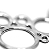 Grand collier ras du cou bulles Awa en argent massif 925 artisanat français