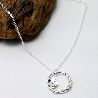 collier femme argent 925 fleur fabriqué en France Desiree Schmidt Paris Sakura