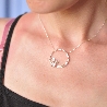 pendant on 925/1000 silver flower chain made in France Desiree Schmidt Paris Sakura 77,00 €