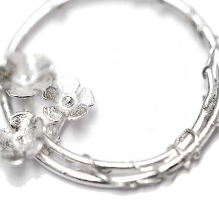 Frauenkette Silber 925 Blume made in France Desiree Schmidt Paris Sakura 77,00 €