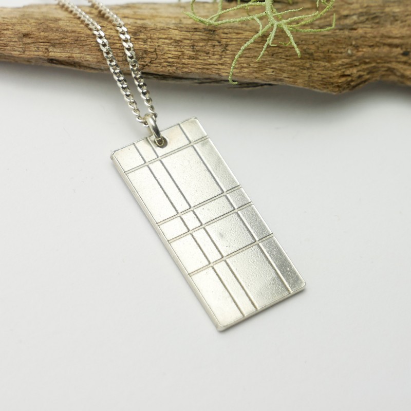 Rectangular Kilt Necklace in 925/1000 Sterling Silver Kilt 67,00 € Rectangular Kilt Necklace in 925/1000 Sterling Silver Kilt 67,00 €