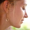 Sakura flower pendant earrings. Sterling silver. Sakura 77,00&nbsp;€