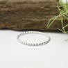 Minimalist faceted 925/1000 silver ring stackable ring  Home 20,00 €