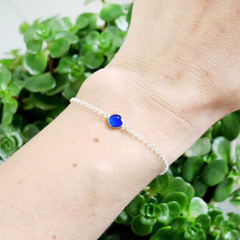 Bracelet in sterling silver 925/1000 and azure blue resin adjustable length Desiree Schmidt Paris Home 25,00 € Bracelet in sterling silver 925/1000 and azure blue resin adjustable length Desiree Schmidt Paris Home 25,00 €