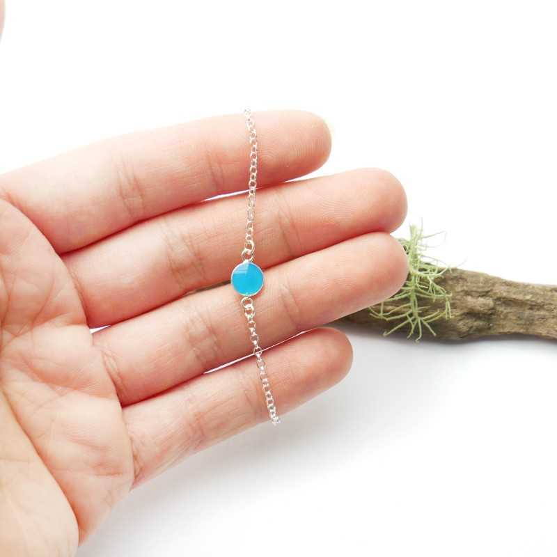 Bracelet in sterling silver 925/1000 and turquoise resin adjustable length Desiree Schmidt Paris Home 25,00 € Bracelet in sterling silver 925/1000 and turquoise resin adjustable length Desiree Schmidt Paris Home 25,00 €