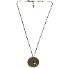 Pendentif rond sur chaine ajustable Rose en bronze vieilli Desiree Schmidt Paris Rose 39,00&nbsp;€