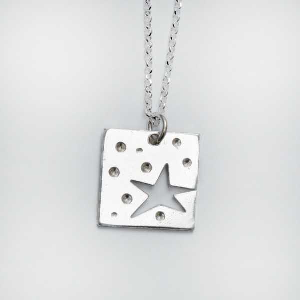 Small square Star pendant...