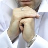 Bambus Starres Armband für Herren in 925er Silber Pour homme Desire...
