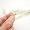 Minimalistische Blumen Ohrringe in 925er Silber Ohrstecker und Mini...