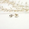 Minimalist leaf 925 silver stud earrings Minimalist and stud earrin...
