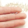 Minimalistische Blatt-Ohrstecker aus 925er Silber Ohrstecker und Mi...
