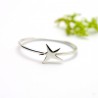 Star simple sterling silver ring Sati Desiree Schmidt Paris