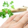 Feiner Ring aus 925er Silber mit quadratischer Kugel Minimalistisch...